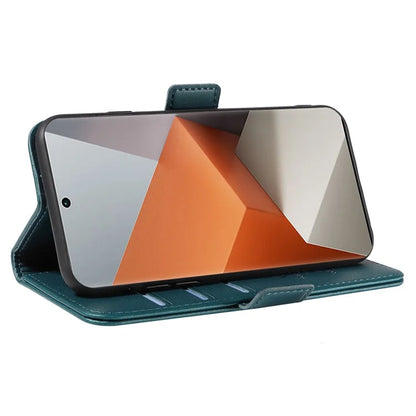 YIKATU YK-003 For Xiaomi Redmi Note 13 Pro+ 5G Case Wallet Stand Leather Phone Cover Side Buckle