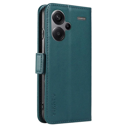 YIKATU YK-003 For Xiaomi Redmi Note 13 Pro+ 5G Case Wallet Stand Leather Phone Cover Side Buckle