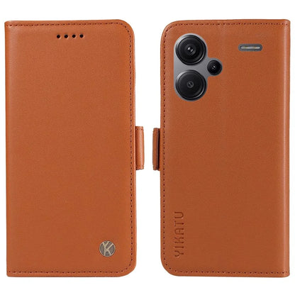 YIKATU YK-003 For Xiaomi Redmi Note 13 Pro+ 5G Case Wallet Stand Leather Phone Cover Side Buckle