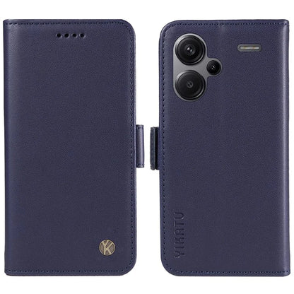 YIKATU YK-003 For Xiaomi Redmi Note 13 Pro+ 5G Case Wallet Stand Leather Phone Cover Side Buckle
