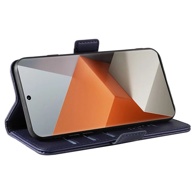 YIKATU YK-003 For Xiaomi Redmi Note 13 Pro+ 5G Case Wallet Stand Leather Phone Cover Side Buckle