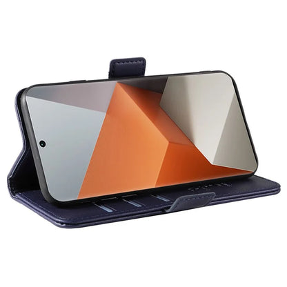 YIKATU YK-003 For Xiaomi Redmi Note 13 Pro+ 5G Case Wallet Stand Leather Phone Cover Side Buckle