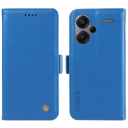 YIKATU YK-003 For Xiaomi Redmi Note 13 Pro+ 5G Case Wallet Stand Leather Phone Cover Side Buckle