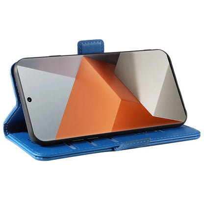 YIKATU YK-003 For Xiaomi Redmi Note 13 Pro+ 5G Case Wallet Stand Leather Phone Cover Side Buckle