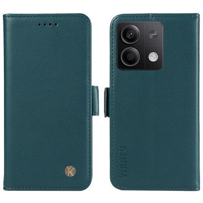 YIKATU YK-003 For Xiaomi Poco X6 5G / Redmi Note 13 Pro 5G Case Wallet Stand Leather Phone Cover Side Buckle