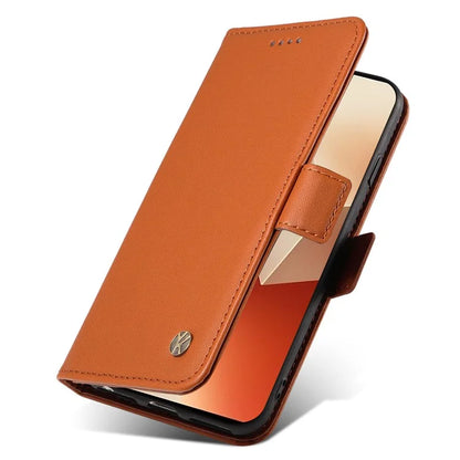 YIKATU YK-003 For Xiaomi Poco X6 5G / Redmi Note 13 Pro 5G Case Wallet Stand Leather Phone Cover Side Buckle