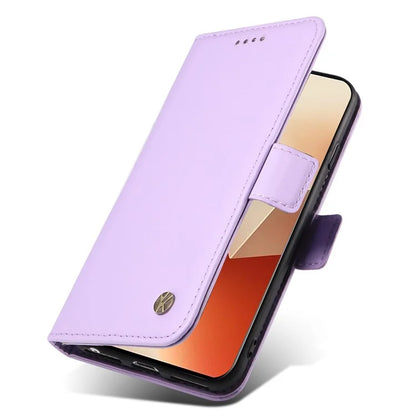 YIKATU YK-003 For Xiaomi Poco X6 5G / Redmi Note 13 Pro 5G Case Wallet Stand Leather Phone Cover Side Buckle