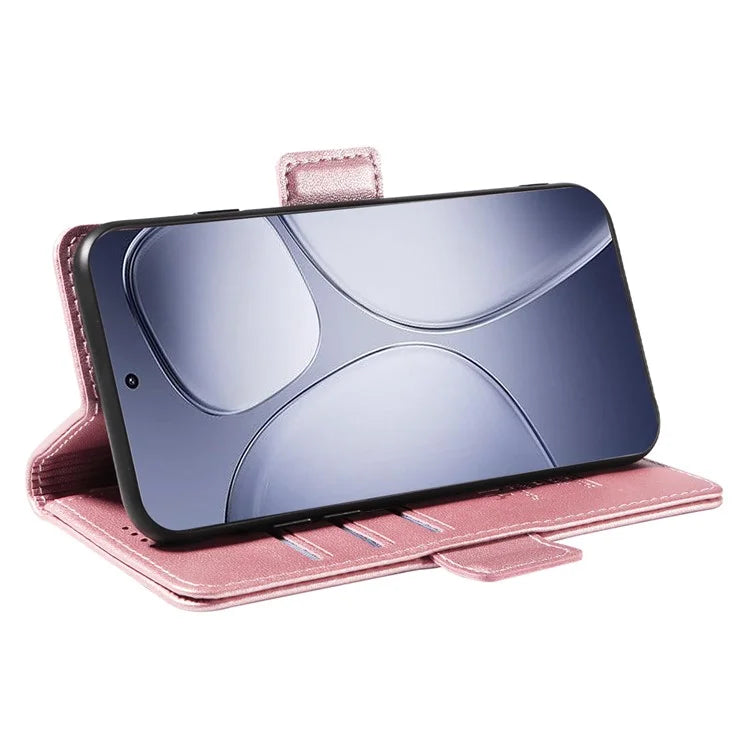 YIKATU YK-003 For Xiaomi Redmi K70 Ultra Case Wallet Stand Leather Phone Cover Side Buckle