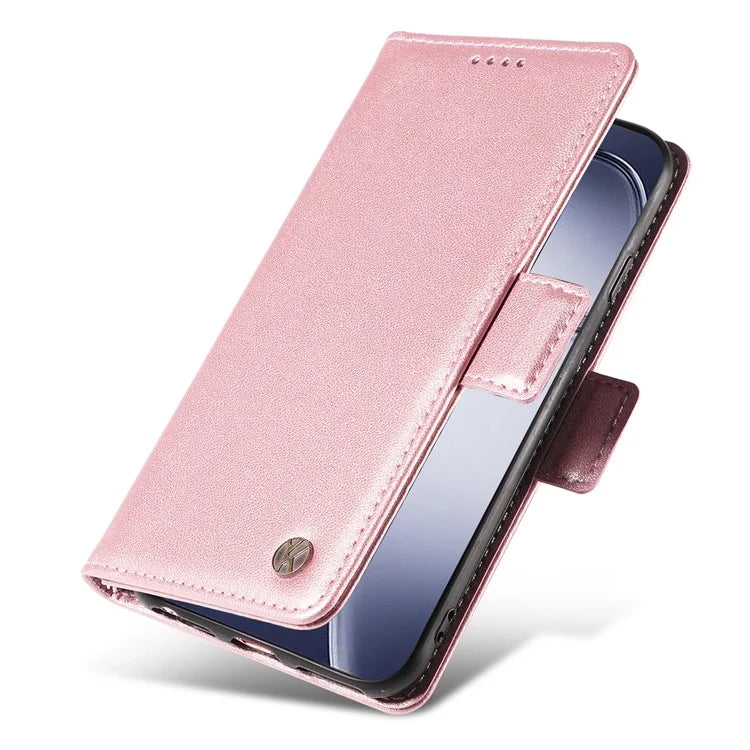 YIKATU YK-003 For Xiaomi Redmi K70 Ultra Case Wallet Stand Leather Phone Cover Side Buckle