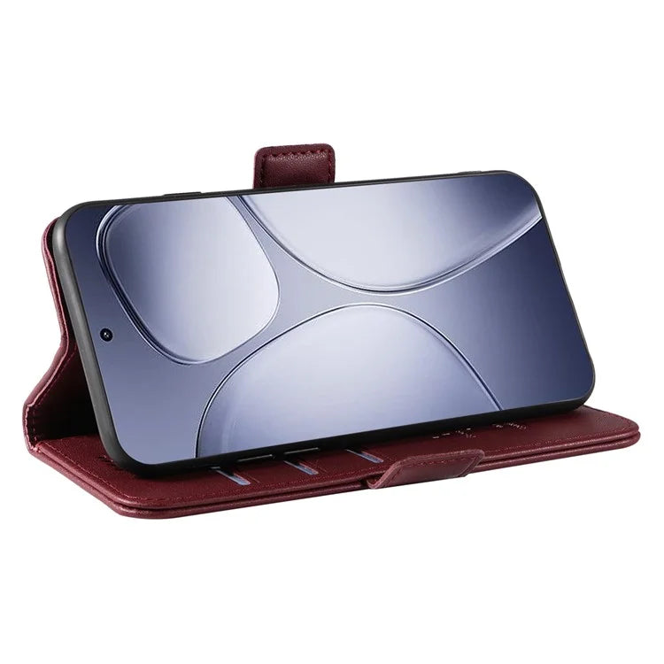 YIKATU YK-003 For Xiaomi Redmi K70 Ultra Case Wallet Stand Leather Phone Cover Side Buckle