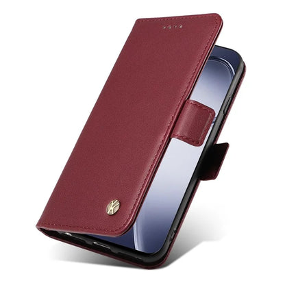 YIKATU YK-003 For Xiaomi Redmi K70 Ultra Case Wallet Stand Leather Phone Cover Side Buckle