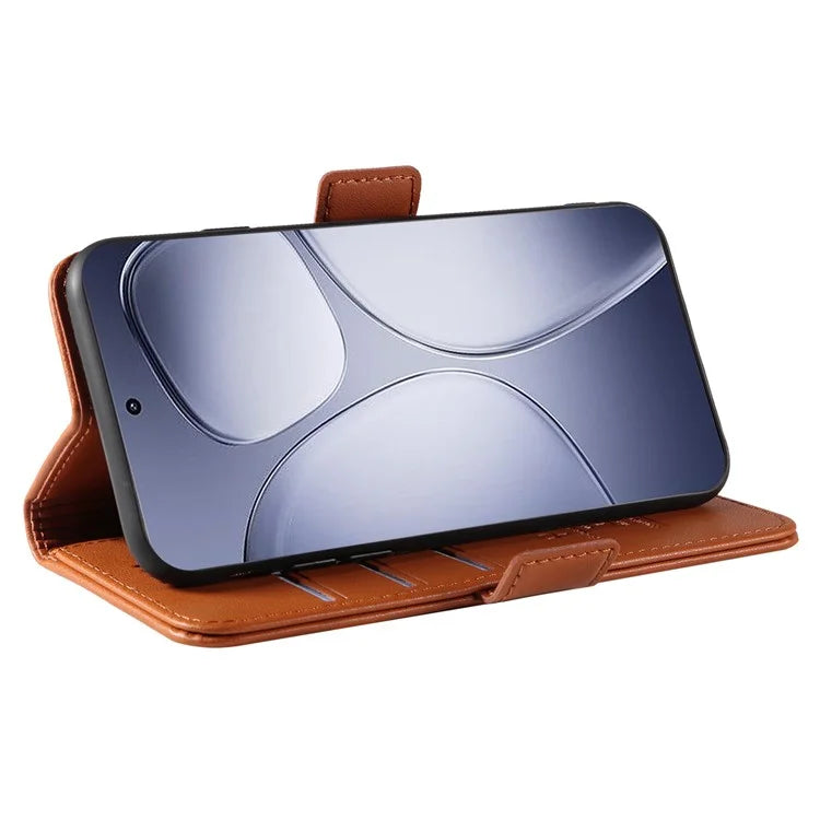 YIKATU YK-003 For Xiaomi Redmi K70 Ultra Case Wallet Stand Leather Phone Cover Side Buckle