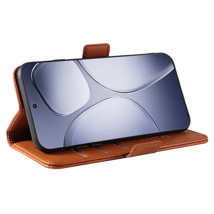 YIKATU YK-003 For Xiaomi Redmi K70 Ultra Case Wallet Stand Leather Phone Cover Side Buckle