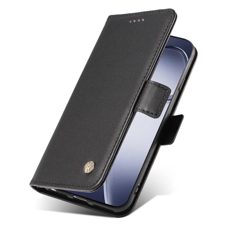 YIKATU YK-003 For Xiaomi Redmi K70 Ultra Case Wallet Stand Leather Phone Cover Side Buckle