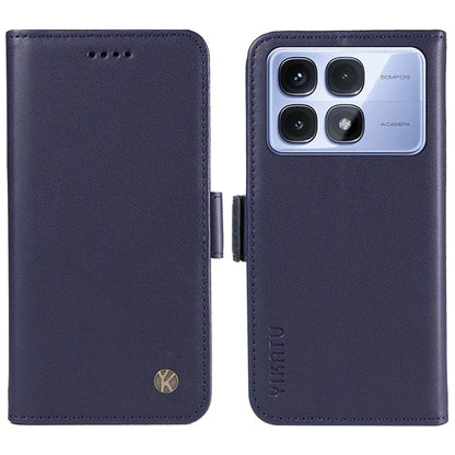 YIKATU YK-003 For Xiaomi Redmi K70 Ultra Case Wallet Stand Leather Phone Cover Side Buckle