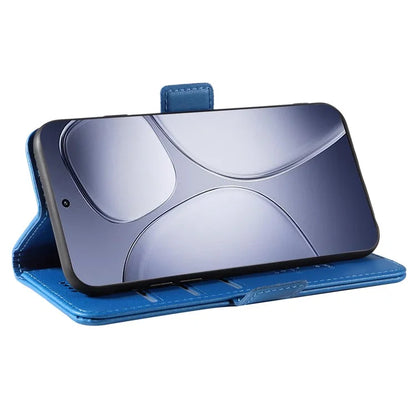YIKATU YK-003 For Xiaomi Redmi K70 Ultra Case Wallet Stand Leather Phone Cover Side Buckle