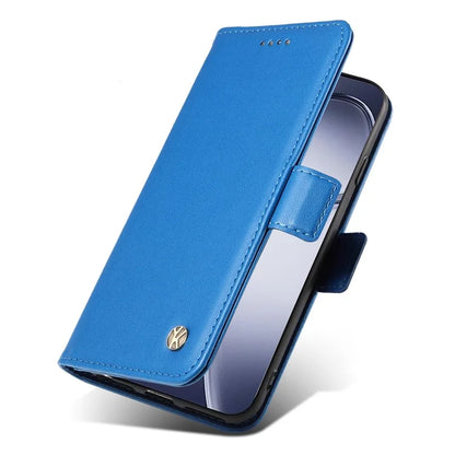 YIKATU YK-003 For Xiaomi Redmi K70 Ultra Case Wallet Stand Leather Phone Cover Side Buckle