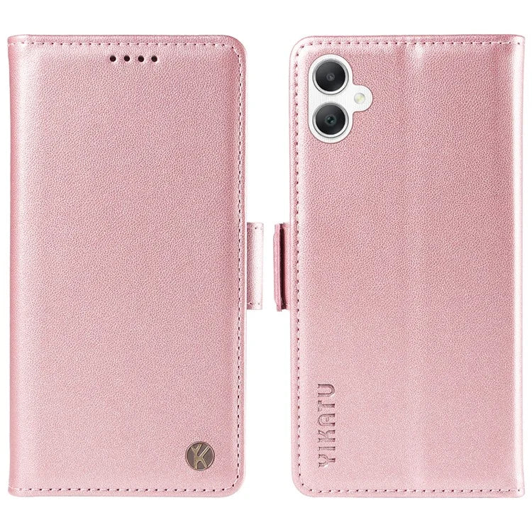 YIKATU YK-003 For Samsung Galaxy A06 Case Wallet Stand Leather Phone Cover Side Buckle