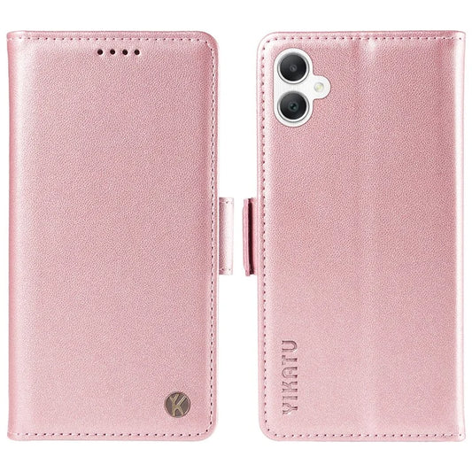 YIKATU YK-003 For Samsung Galaxy A06 Case Wallet Stand Leather Phone Cover Side Buckle
