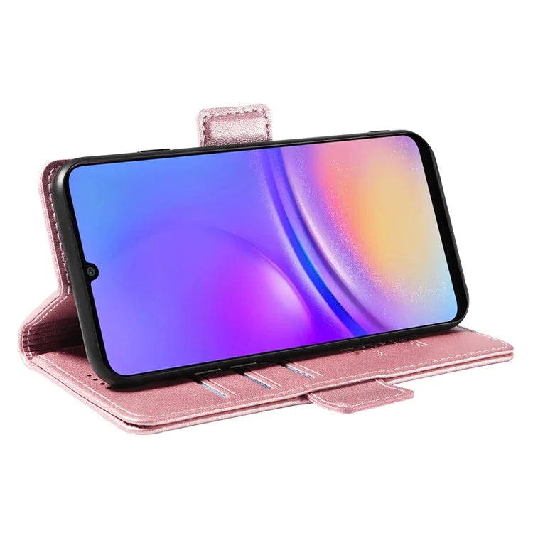 YIKATU YK-003 For Samsung Galaxy A06 Case Wallet Stand Leather Phone Cover Side Buckle