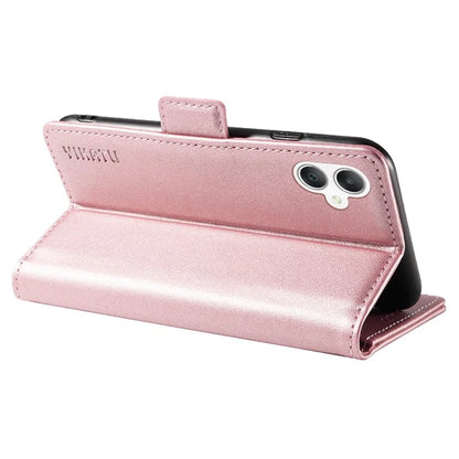 YIKATU YK-003 For Samsung Galaxy A06 Case Wallet Stand Leather Phone Cover Side Buckle