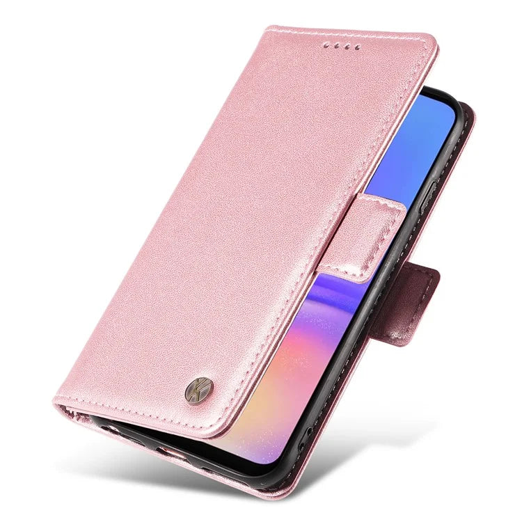 YIKATU YK-003 For Samsung Galaxy A06 Case Wallet Stand Leather Phone Cover Side Buckle