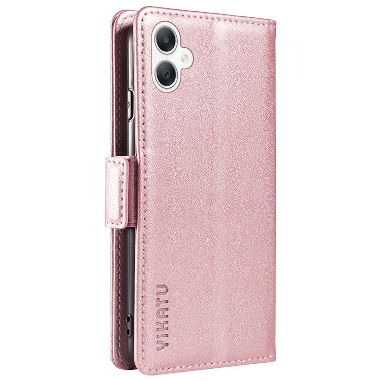 YIKATU YK-003 For Samsung Galaxy A06 Case Wallet Stand Leather Phone Cover Side Buckle