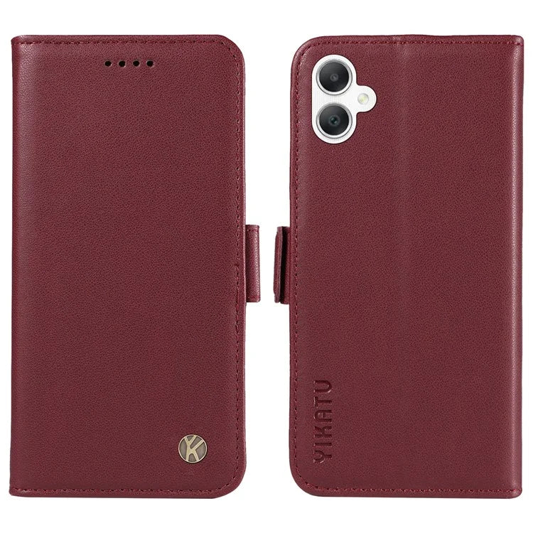 YIKATU YK-003 For Samsung Galaxy A06 Case Wallet Stand Leather Phone Cover Side Buckle