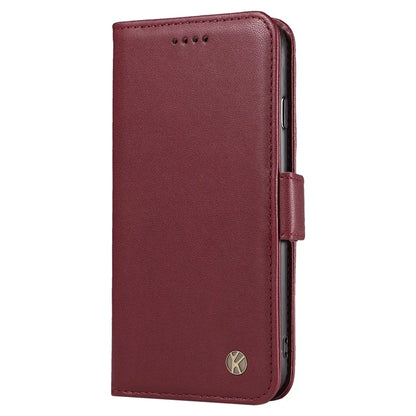 YIKATU YK-003 For Samsung Galaxy A06 Case Wallet Stand Leather Phone Cover Side Buckle