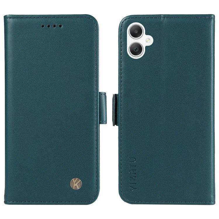 YIKATU YK-003 For Samsung Galaxy A06 Case Wallet Stand Leather Phone Cover Side Buckle