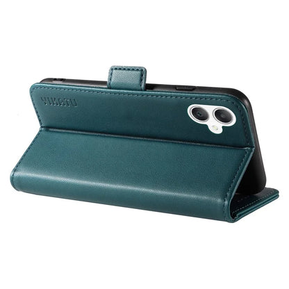 YIKATU YK-003 For Samsung Galaxy A06 Case Wallet Stand Leather Phone Cover Side Buckle