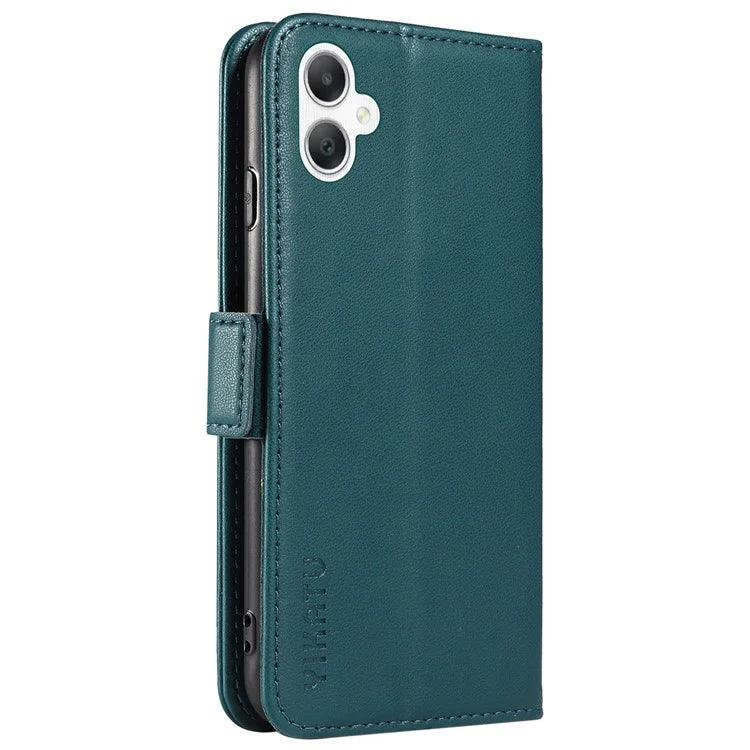 YIKATU YK-003 For Samsung Galaxy A06 Case Wallet Stand Leather Phone Cover Side Buckle