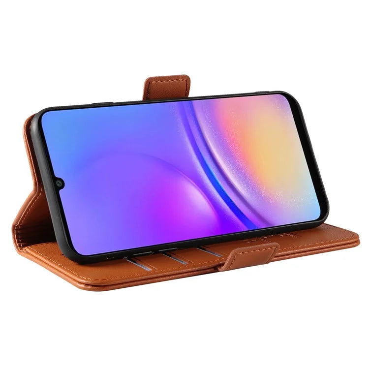YIKATU YK-003 For Samsung Galaxy A06 Case Wallet Stand Leather Phone Cover Side Buckle