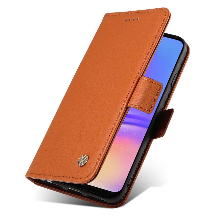YIKATU YK-003 For Samsung Galaxy A06 Case Wallet Stand Leather Phone Cover Side Buckle