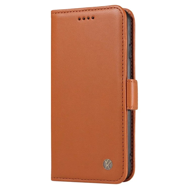 YIKATU YK-003 For Samsung Galaxy A06 Case Wallet Stand Leather Phone Cover Side Buckle