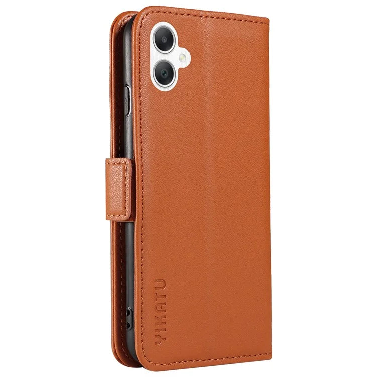 YIKATU YK-003 For Samsung Galaxy A06 Case Wallet Stand Leather Phone Cover Side Buckle