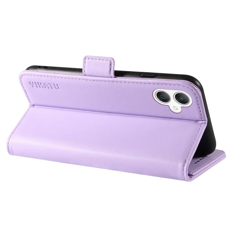 YIKATU YK-003 For Samsung Galaxy A06 Case Wallet Stand Leather Phone Cover Side Buckle