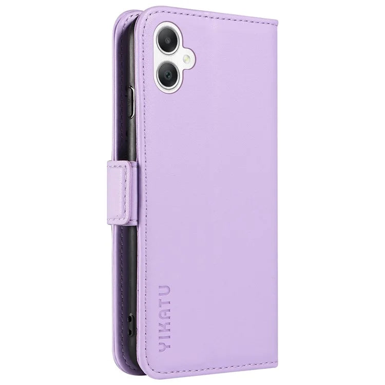 YIKATU YK-003 For Samsung Galaxy A06 Case Wallet Stand Leather Phone Cover Side Buckle
