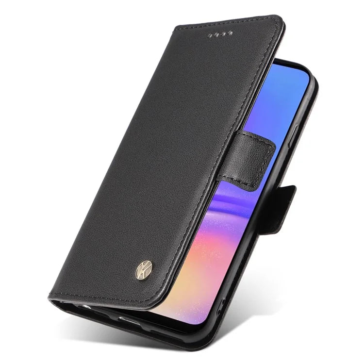 YIKATU YK-003 For Samsung Galaxy A06 Case Wallet Stand Leather Phone Cover Side Buckle
