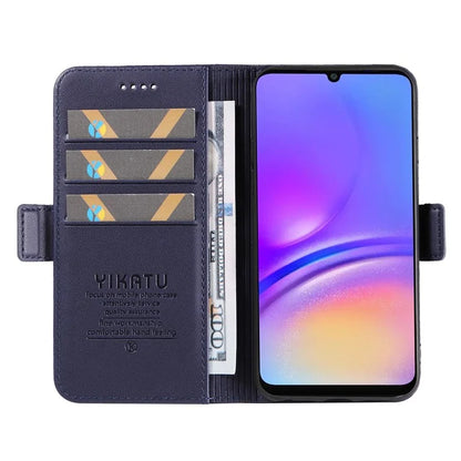 YIKATU YK-003 For Samsung Galaxy A06 Case Wallet Stand Leather Phone Cover Side Buckle
