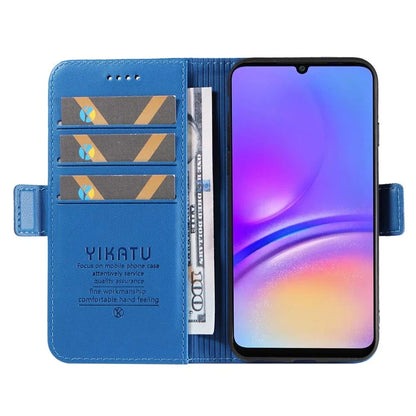 YIKATU YK-003 For Samsung Galaxy A06 Case Wallet Stand Leather Phone Cover Side Buckle