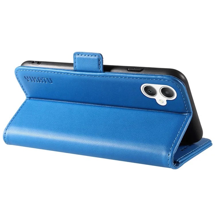 YIKATU YK-003 For Samsung Galaxy A06 Case Wallet Stand Leather Phone Cover Side Buckle