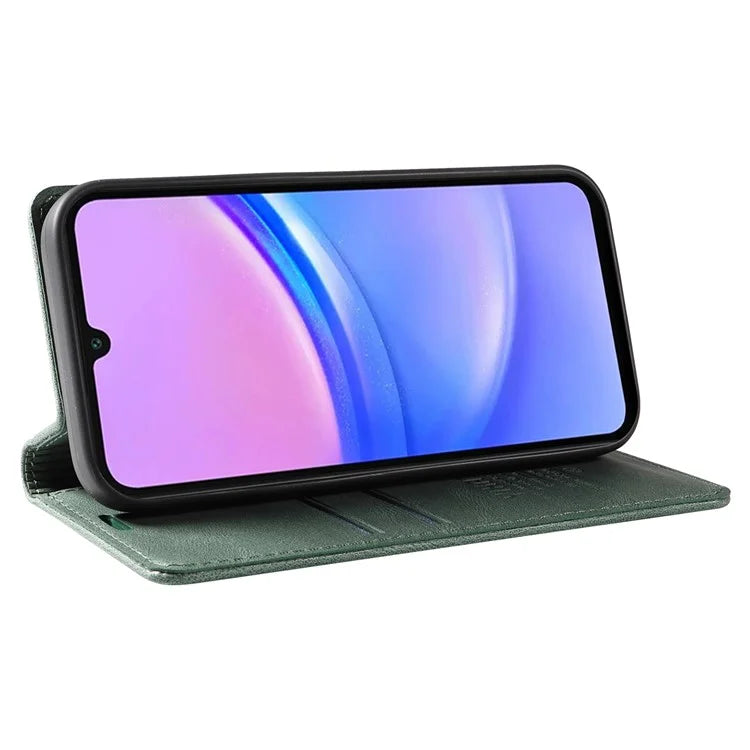 YIKATU YK-004 For Samsung Galaxy A16 5G Case Leather Skin-Touch Phone Cover Magnetic Auto-Absorbed
