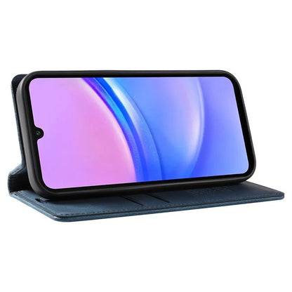 YIKATU YK-004 For Samsung Galaxy A16 5G Case Leather Skin-Touch Phone Cover Magnetic Auto-Absorbed