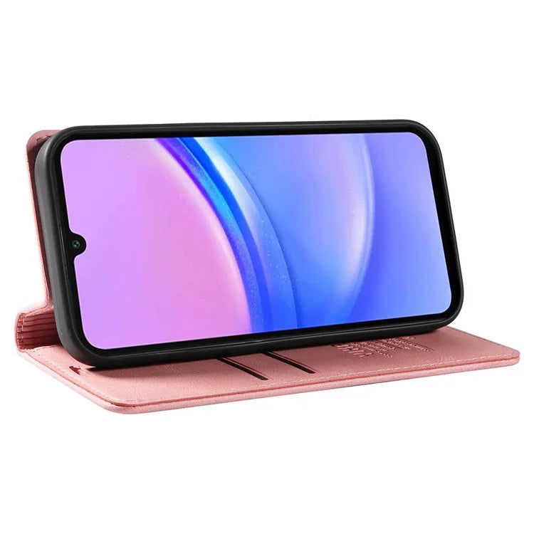 YIKATU YK-004 For Samsung Galaxy A16 5G Case Leather Skin-Touch Phone Cover Magnetic Auto-Absorbed