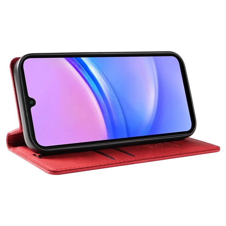 YIKATU YK-004 For Samsung Galaxy A16 5G Case Leather Skin-Touch Phone Cover Magnetic Auto-Absorbed