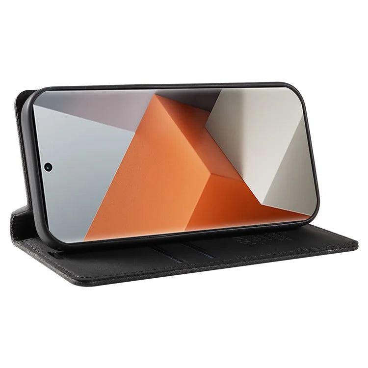 YIKATU YK-004 For Xiaomi Redmi Note 13 Pro+ 5G Case Leather Skin-Touch Phone Cover Magnetic Auto-Absorbed