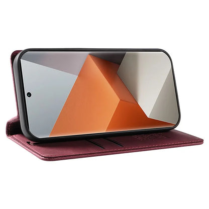 YIKATU YK-004 For Xiaomi Redmi Note 13 Pro+ 5G Case Leather Skin-Touch Phone Cover Magnetic Auto-Absorbed