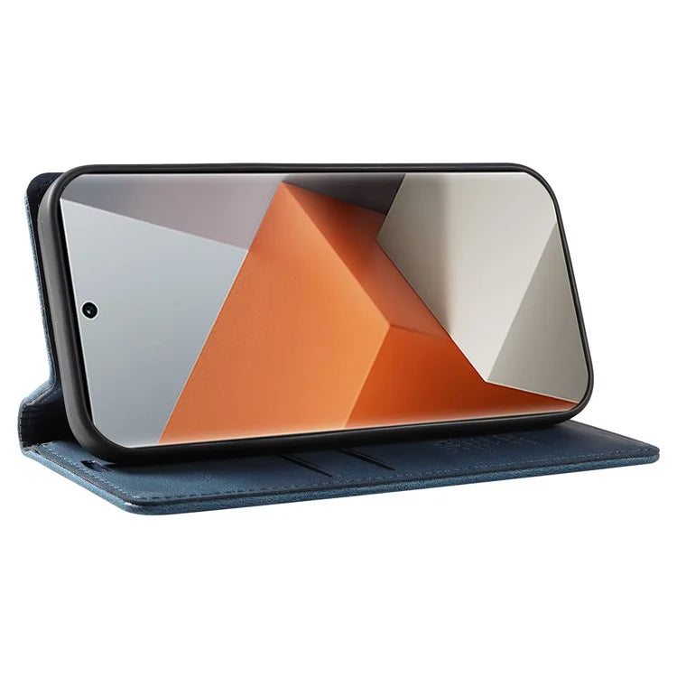 YIKATU YK-004 For Xiaomi Redmi Note 13 Pro+ 5G Case Leather Skin-Touch Phone Cover Magnetic Auto-Absorbed