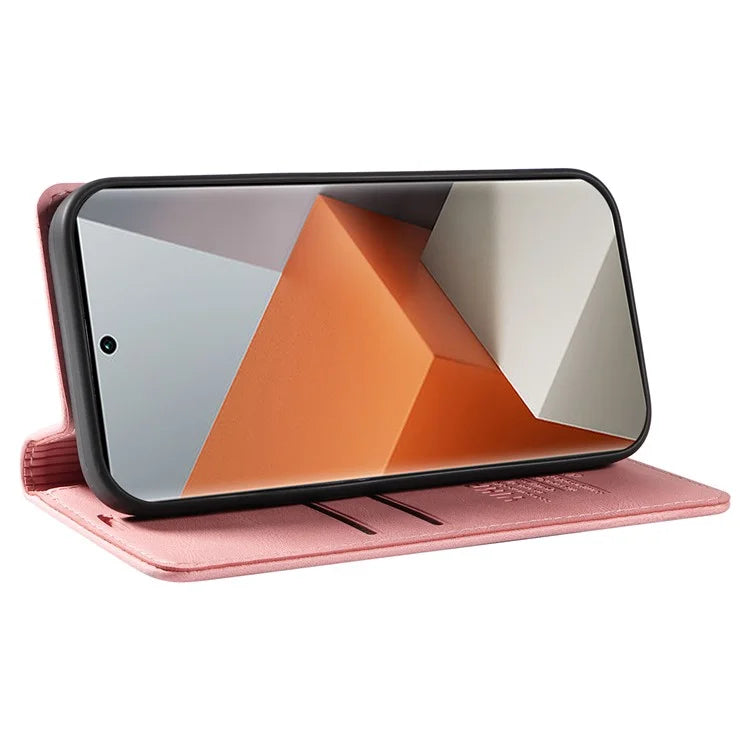 YIKATU YK-004 For Xiaomi Redmi Note 13 Pro+ 5G Case Leather Skin-Touch Phone Cover Magnetic Auto-Absorbed